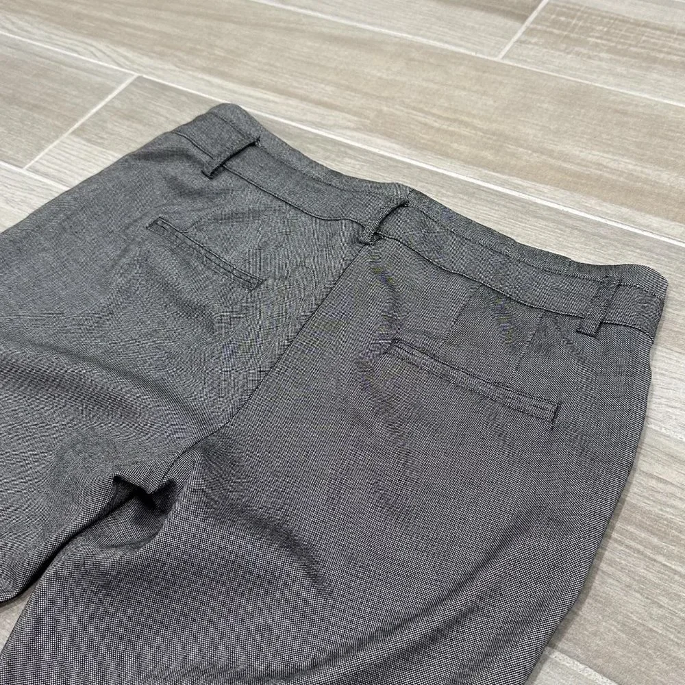 Zara Basic Tapered Ankle Skinny Slim Fit Trousers in Gray Women’s Size 8